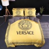 Постельное белье теплое люкс (Желтое) Versace  купить