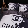 Постельное белье теплое люкс (Белое/Черное) Brand Ch  купить