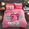 Розовая пантера Теплое постельное белье (Розовый/Красный) 
