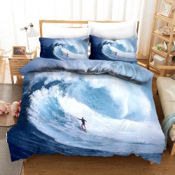 Surfing серфинг (Светло синий) постельное белье  купить