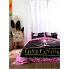 (Розовый/Черный) Розовая Пантера постельное белье  купить