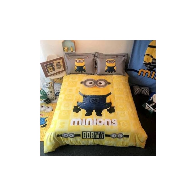 (Синий/Желтый) Миньоны постельное белье  купить