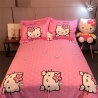 (Розовый/Kitty) Китти постельное белье  купить