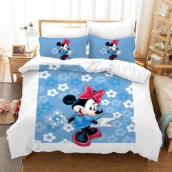 Комплект постельного белья Minnie mouse (Белый/Синий)  купить