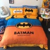 (Оранжевый/Синий) Бэтман постельное белье  купить