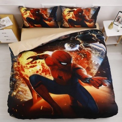 Комплект постельного белья Spider man (Черный/Красный)  купить